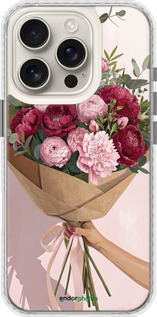 Чехол Bumper чехол Пионы 1 для Apple iPhone 16 Pro - 6705pc-3708 изображение 
