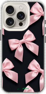 Чехол Bumper чехол Coquette Ribbons Dark Coquette для Apple iPhone 16 Pro - 6767pc-3708 изображение 