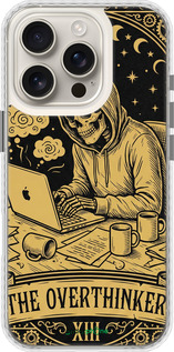 Чехол Bumper чехол The Overthinker для Apple iPhone 16 Pro - 6774pc-3708 изображение 