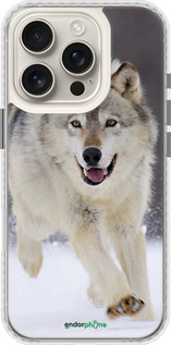 Чехол Bumper чехол Бегущий волк для Apple iPhone 16 Pro - 826pc-3708 изображение 