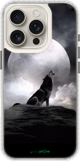 Чехол Bumper чехол Воющий волк для Apple iPhone 16 Pro - 934pc-3708 изображение 