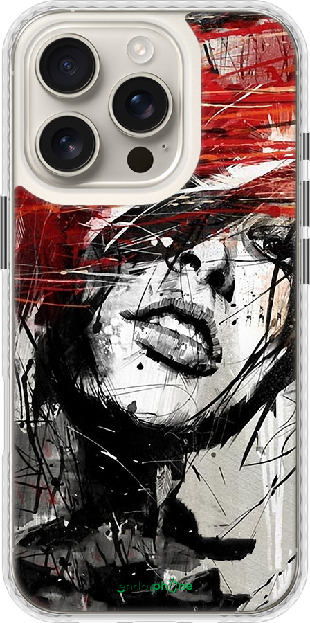 Чохол Bumper чехол Обличчя дівчини для Apple iPhone 16 Pro - 1162pc-3708 изображение 