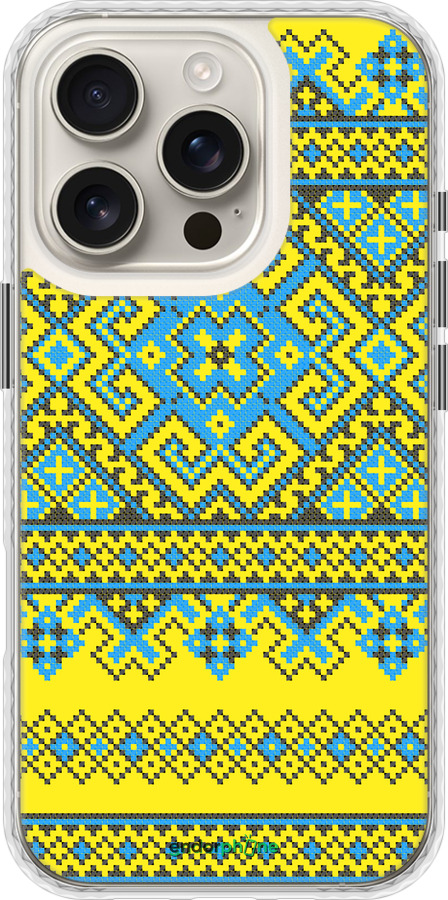 Чехол Bumper чехол Вышиванка 41 для Apple iPhone 16 Pro - 1175pc-3708 изображение 