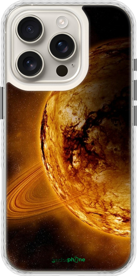 Чохол Bumper чехол Жовтий Сатурн для Apple iPhone 16 Pro - 170pc-3708 изображение 