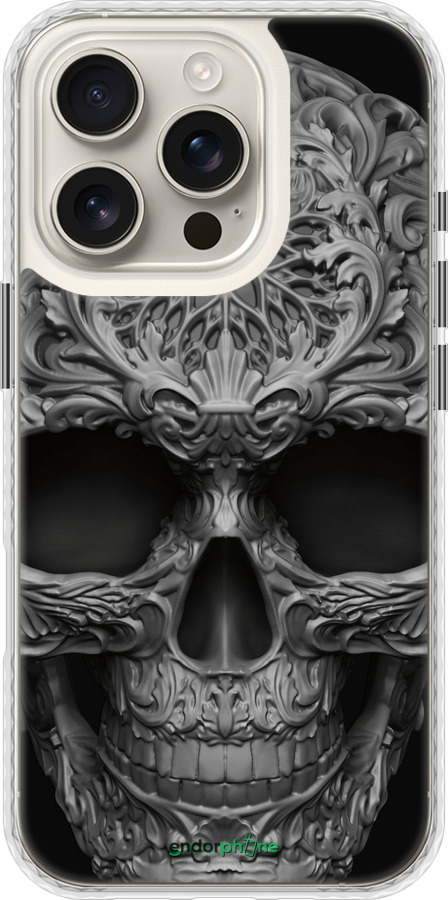 Чехол Bumper чехол skull-ornament для Apple iPhone 16 Pro - 4101pc-3708 изображение 