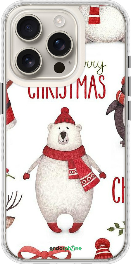 Чохол Bumper чехол Merry Christmas для Apple iPhone 16 Pro - 4106pc-3708 изображение 