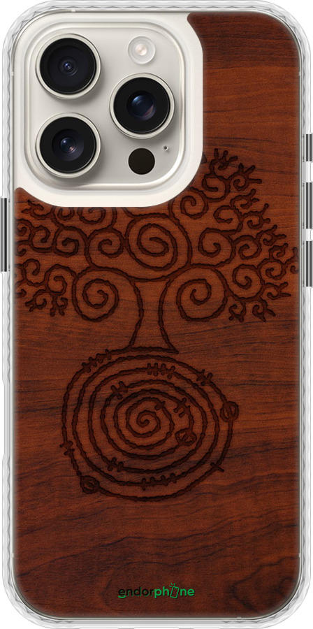 Чехол Bumper чехол Узор дерева для Apple iPhone 16 Pro - 4119pc-3708 изображение 