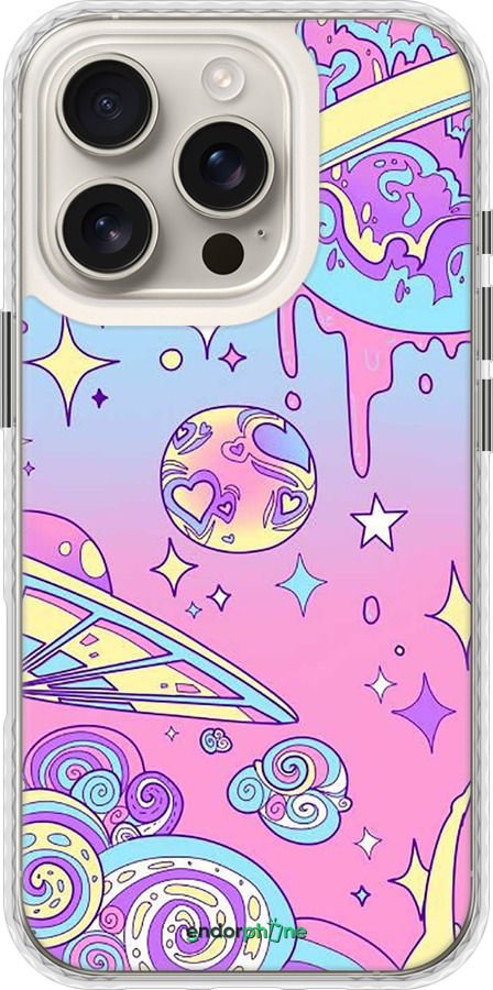 Чохол Bumper чехол Рожева галактика для Apple iPhone 16 Pro - 4146pc-3708 изображение 