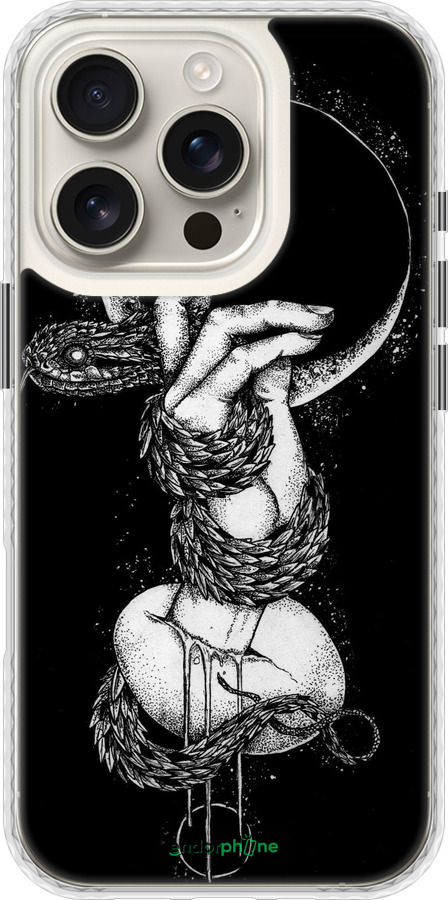 Чохол Bumper чехол Змія в руці для Apple iPhone 16 Pro - 4149pc-3708 изображение 