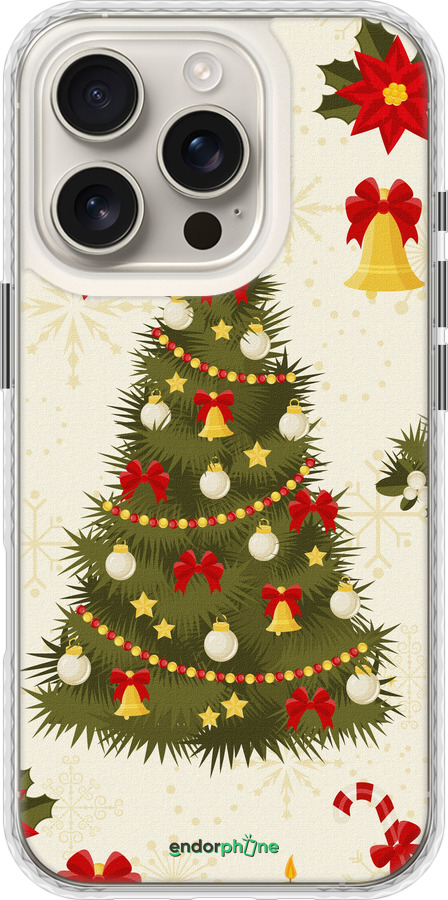 Чохол Bumper чехол Новорічна ялинка для Apple iPhone 16 Pro - 4198pc-3708 изображение 