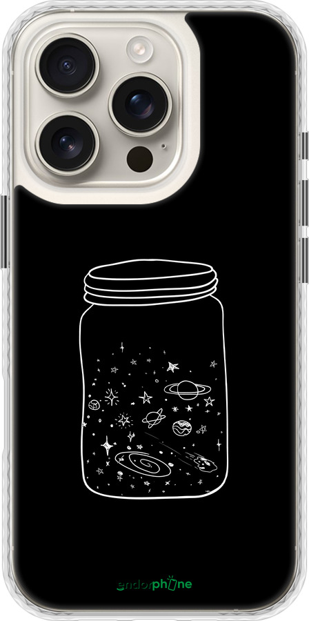 Чохол Bumper чехол Космос в банці для Apple iPhone 16 Pro - 4297pc-3708 изображение 