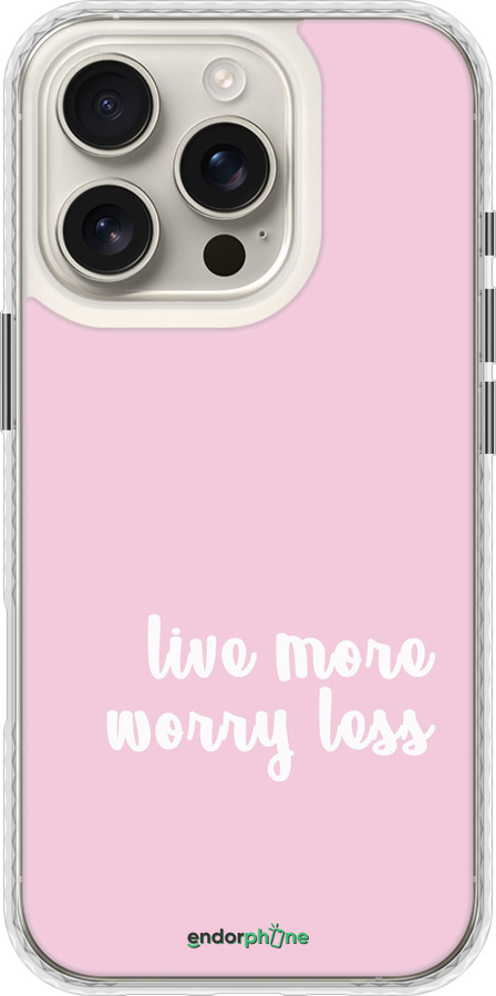 Чехол Bumper чехол Живи больше для Apple iPhone 16 Pro - 4347pc-3708 изображение 