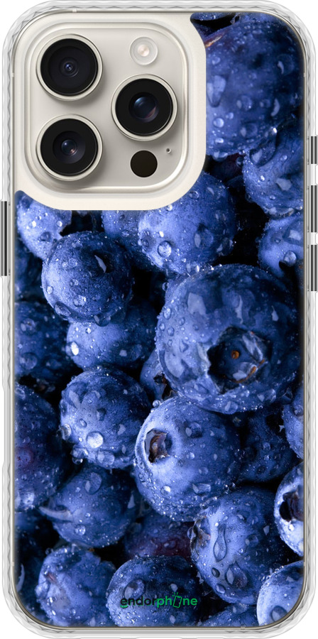 Чехол Bumper чехол Голубика для Apple iPhone 16 Pro - 4459pc-3708 изображение 
