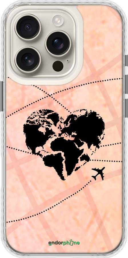 Чехол Bumper чехол Путешествуй для Apple iPhone 16 Pro - 4607pc-3708 изображение 