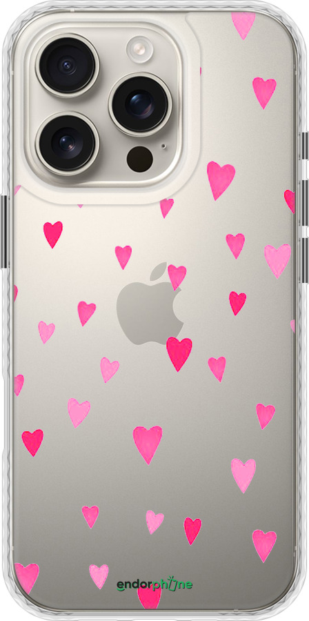 Чехол Bumper чехол Сердечки 2 для Apple iPhone 16 Pro - 4763pc-3708 изображение 