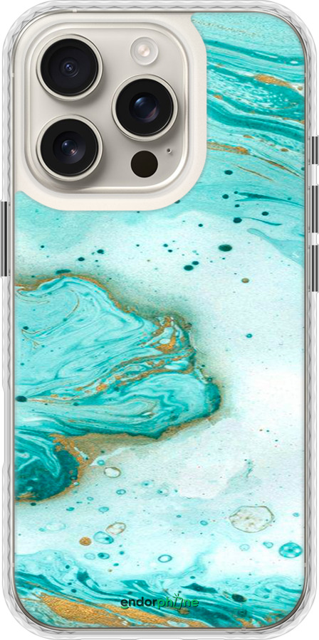 Чехол Bumper чехол Мраморный для Apple iPhone 16 Pro - 4895pc-3708 изображение 