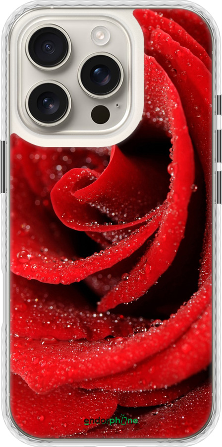 Чехол Bumper чехол Красная роза для Apple iPhone 16 Pro - 529pc-3708 изображение 