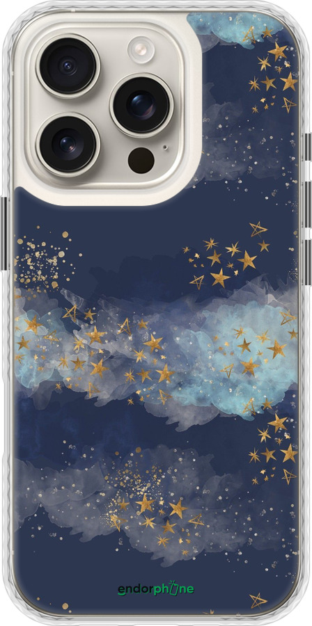 Чехол Bumper чехол Ночь золотые звезды для Apple iPhone 16 Pro - 5421pc-3708 изображение 