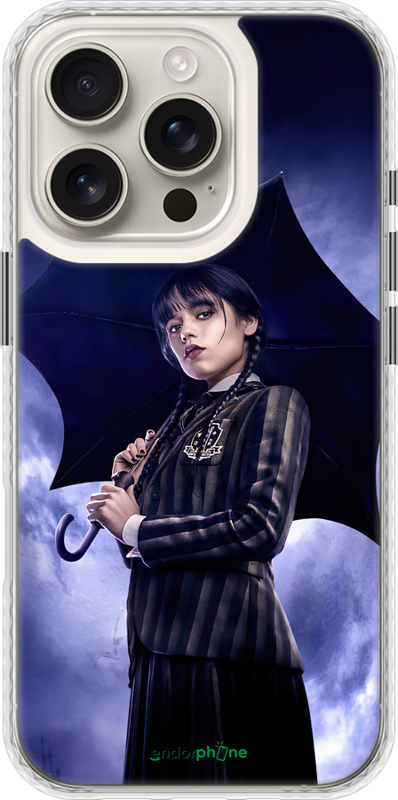 Чехол Bumper чехол Wednesday v2 для Apple iPhone 16 Pro - 5516pc-3708 изображение 