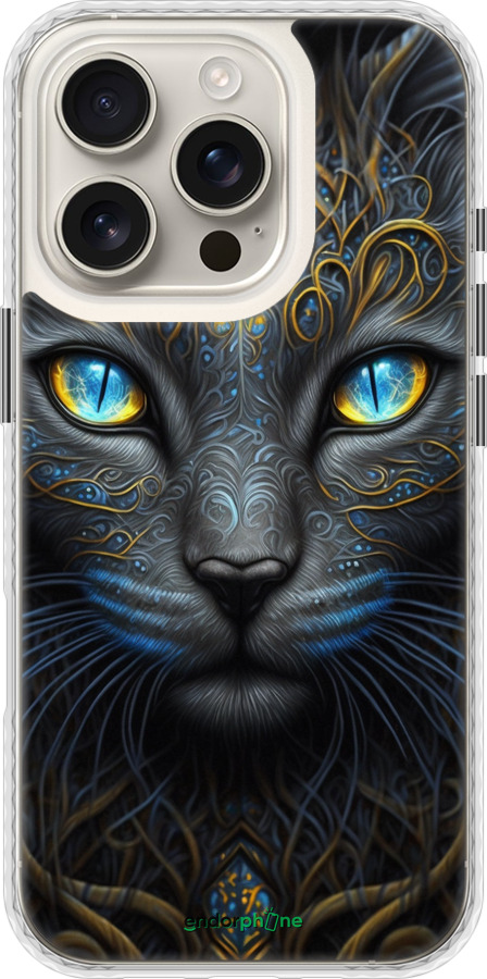 Чехол Bumper чехол Кошка для Apple iPhone 16 Pro - 5548pc-3708 изображение 