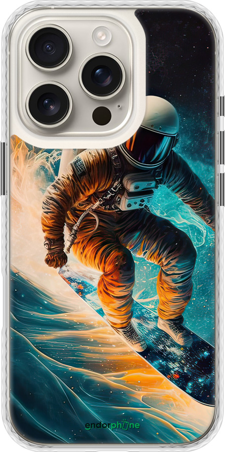 Чехол Bumper чехол Сноубордист для Apple iPhone 16 Pro - 5604pc-3708 изображение 