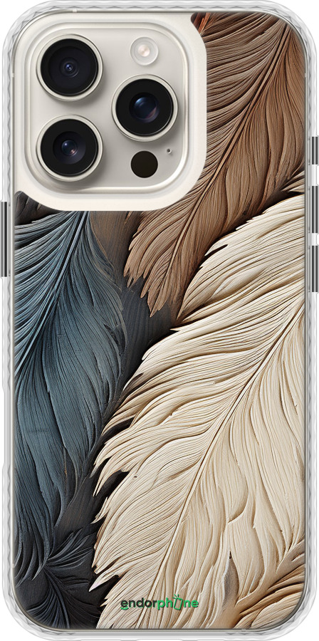 Чехол Bumper чехол Листья в стиле бохо для Apple iPhone 16 Pro - 5643pc-3708 изображение 