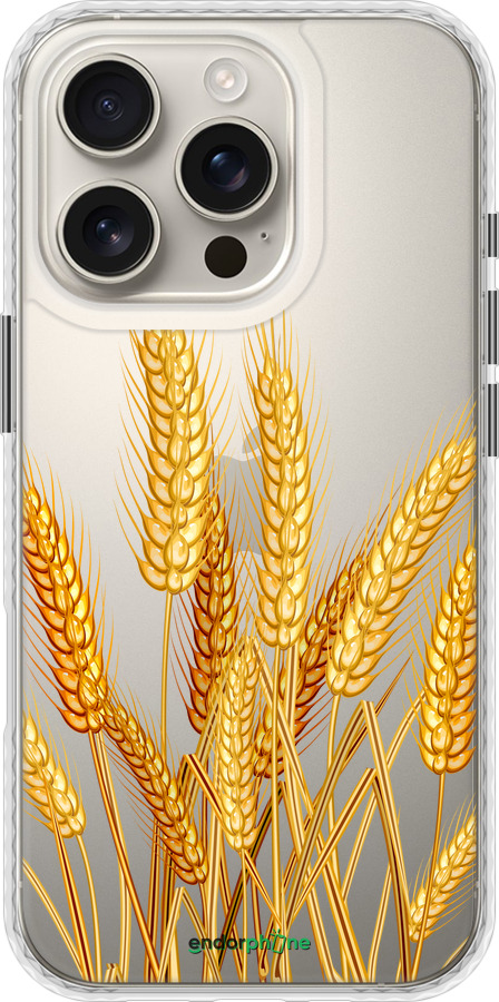 Чехол Bumper чехол Колоски пшеници для Apple iPhone 16 Pro - 5866pc-3708 изображение 