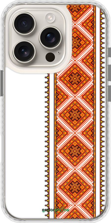 Чехол Bumper чехол Вышиванка 25 для Apple iPhone 16 Pro - 593pc-3708 изображение 