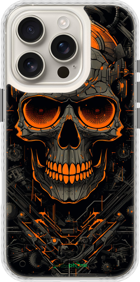 Чехол Bumper чехол Череп для Apple iPhone 16 Pro - 5952pc-3708 изображение 