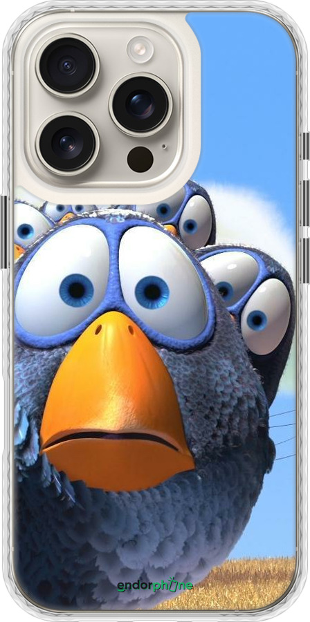 Чехол Bumper чехол Angry Birds для Apple iPhone 16 Pro - 6008pc-3708 изображение 