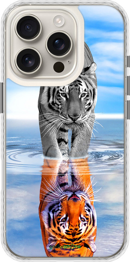 Чехол Bumper чехол Тигр для Apple iPhone 16 Pro - 6016pc-3708 изображение 