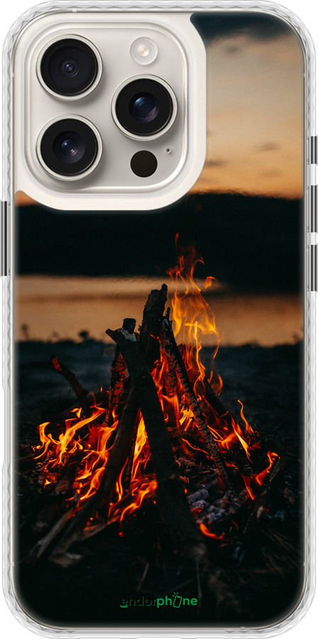 Чехол Bumper чехол Огонь для Apple iPhone 16 Pro - 6021pc-3708 изображение 