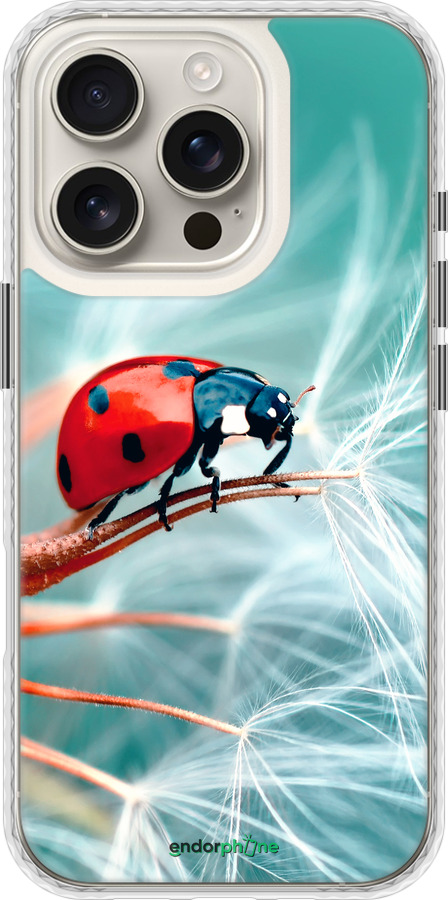 Чехол Bumper чехол Божья коровка для Apple iPhone 16 Pro - 6049pc-3708 изображение 