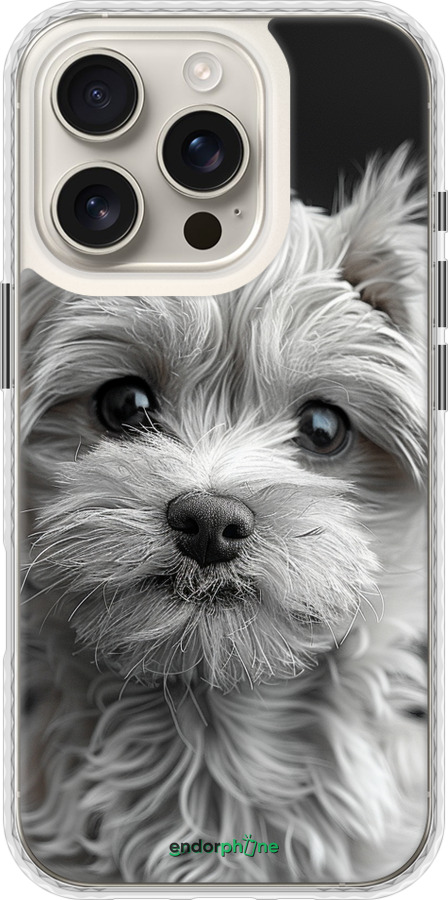 Чехол Bumper чехол Мальтипу на чорном фоне для Apple iPhone 16 Pro - 6156pc-3708 изображение 