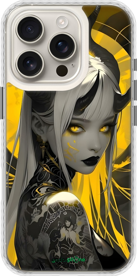 Чехол Bumper чехол Аниме демон 2 для Apple iPhone 16 Pro - 6309pc-3708 изображение 