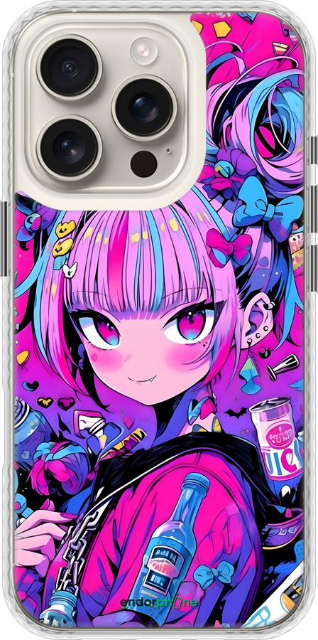Чехол Bumper чехол Аниме милаха для Apple iPhone 16 Pro - 6314pc-3708 изображение 