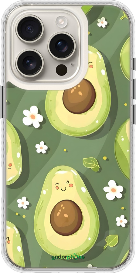 Чехол Bumper чехол Авокадо для Apple iPhone 16 Pro - 6380pc-3708 изображение 