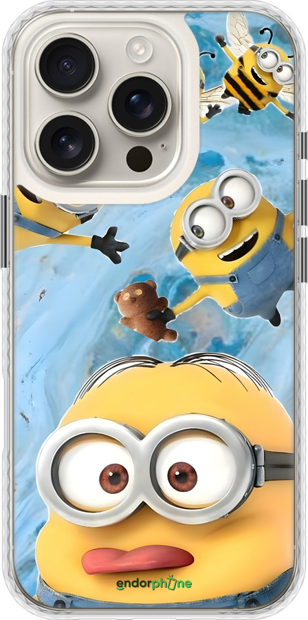 Чехол Bumper чехол Миньоны для Apple iPhone 16 Pro - 6386pc-3708 изображение 