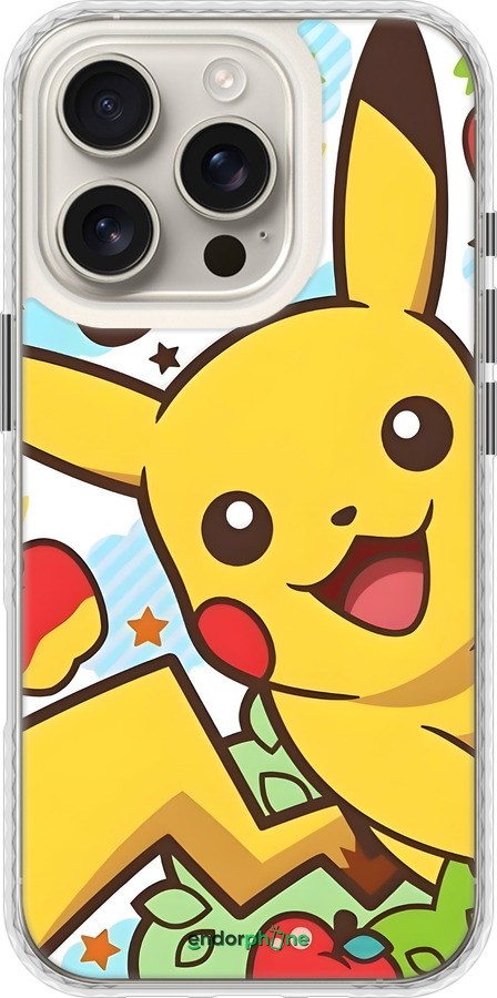 Чехол Bumper чехол Пикачу 2 для Apple iPhone 16 Pro - 6391pc-3708 изображение 