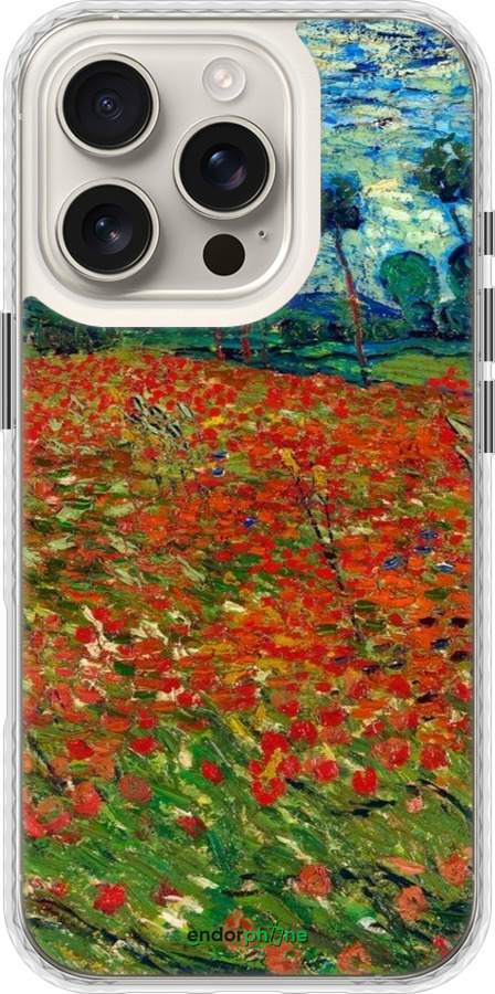 Чохол Bumper чехол Вінсент Ван Гог-Макове поле для Apple iPhone 16 Pro - 6466pc-3708 изображение 