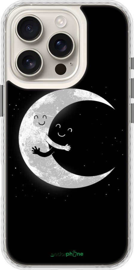Чехол Bumper чехол Лунные объятия для Apple iPhone 16 Pro - 6508pc-3708 изображение 
