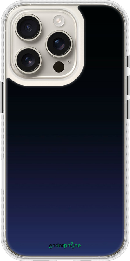 Чехол Bumper чехол Градиент в тёмно - синем стиле для Apple iPhone 16 Pro - 6542pc-3708 изображение 