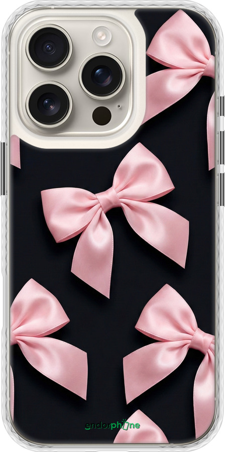 Чехол Bumper чехол Coquette Ribbons Dark Coquette для Apple iPhone 16 Pro - 6767pc-3708 изображение 