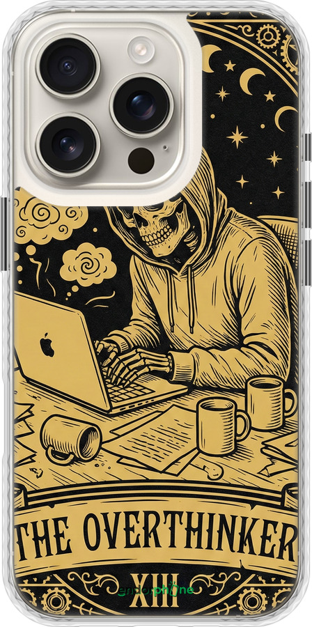 Чехол Bumper чехол The Overthinker для Apple iPhone 16 Pro - 6774pc-3708 изображение 
