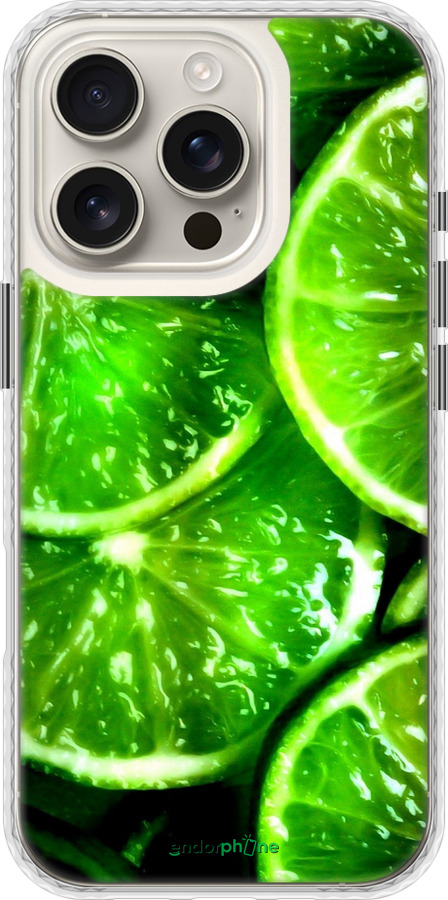 Чехол Bumper чехол Зелёные дольки лимона для Apple iPhone 16 Pro - 852pc-3708 изображение 