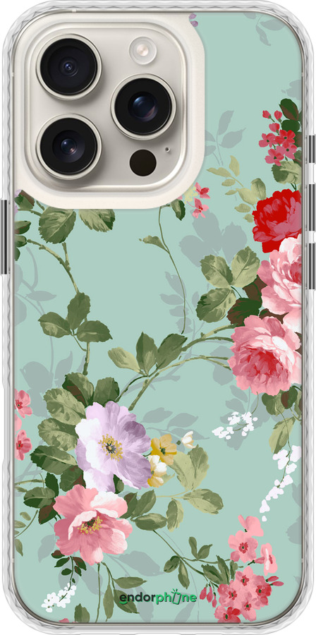 Чехол Bumper чехол Цветочные обои 2 для Apple iPhone 16 Pro - 862pc-3708 изображение 