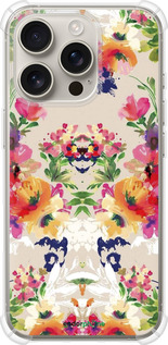 Силіконовий протиударний с посиленими кутами чехол Квітковий візерунок для Apple iPhone 16 Pro - 1083sp-3708 изображение 