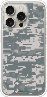 Силіконовий протиударний с посиленими кутами чехол Камуфляж для Apple iPhone 16 Pro - 1085sp-3708 изображение 
