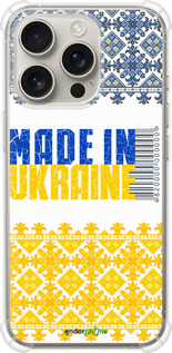 Силикон с усиленными углами чехол Made in Ukraine для Apple iPhone 16 Pro - 1146sp-3708 изображение 