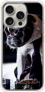 Силикон с усиленными углами чехол Бульдог-фотограф для Apple iPhone 16 Pro - 142sp-3708 изображение 